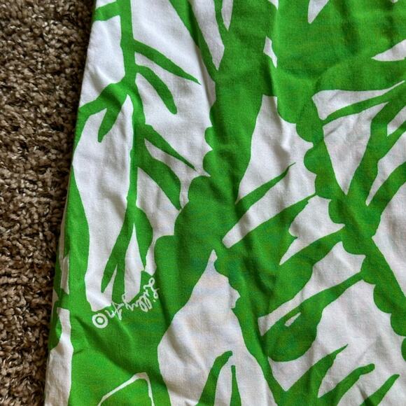 Lilly Pulitzer Green and White Tropical Jumpsuit - Picture 6 of 9